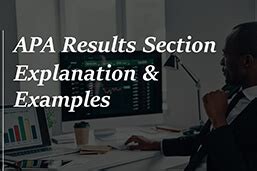 example of results section|APA Results Section ~ Explanation & Examples .